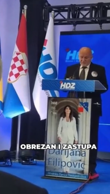 HDZ-ovac iz BiH: "On je jako obrezan"