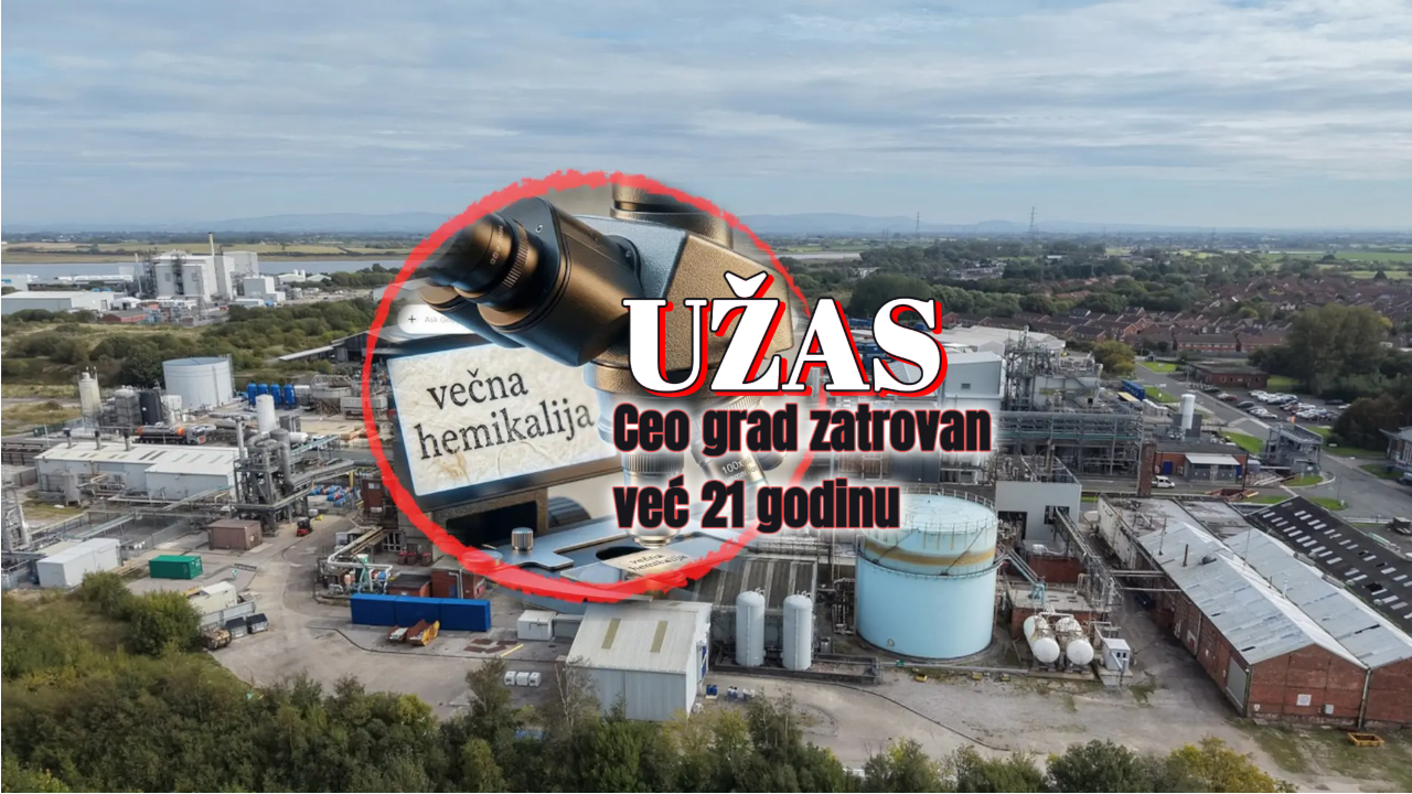 GRAD ZATROVAN Izaziva rak, 70% pozitivno na večnu hemikaliju