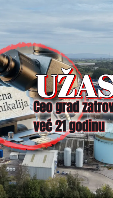 GRAD ZATROVAN Izaziva rak, 70% pozitivno na večnu hemikaliju