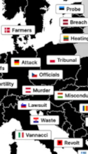 Mapa Evrope iazvala pažnju, Srbiju označava samo jedna - REČ