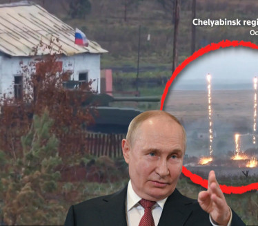 Gorelo nebo i zemlja: Putin stigao u ruske trupe (video)