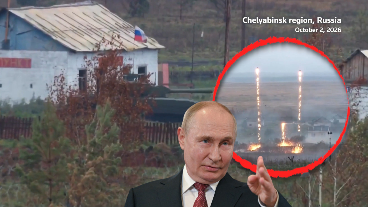 Gorelo nebo i zemlja: Putin stigao u ruske trupe (video)