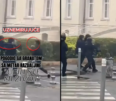 (Uznemirujuće) Francuski policajac granatom pogodio dečaka