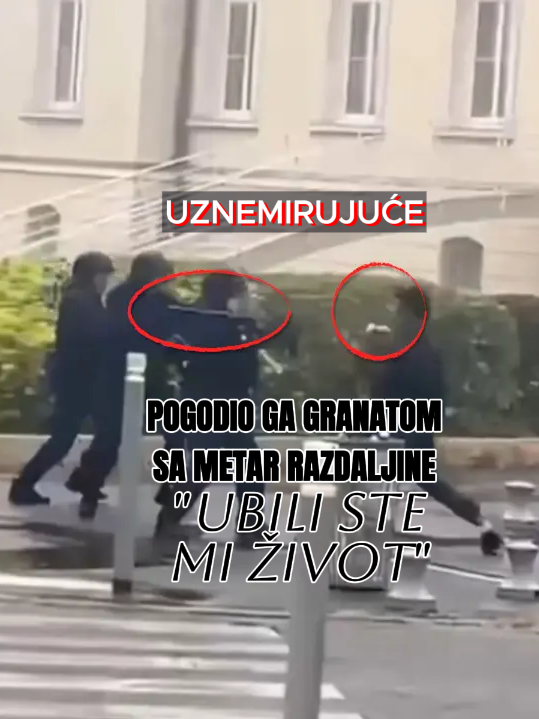 (Uznemirujuće) Francuski policajac granatom pogodio dečaka