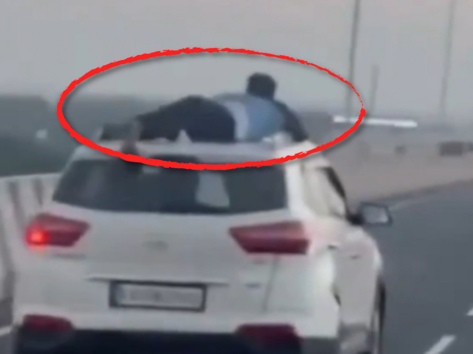 Policajac se popeo na krov auta švercera - vozili ga 40 km