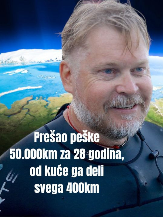 '98 KRENUO PEŠKE KUĆI: Do cilja ga sad deli svega 400km