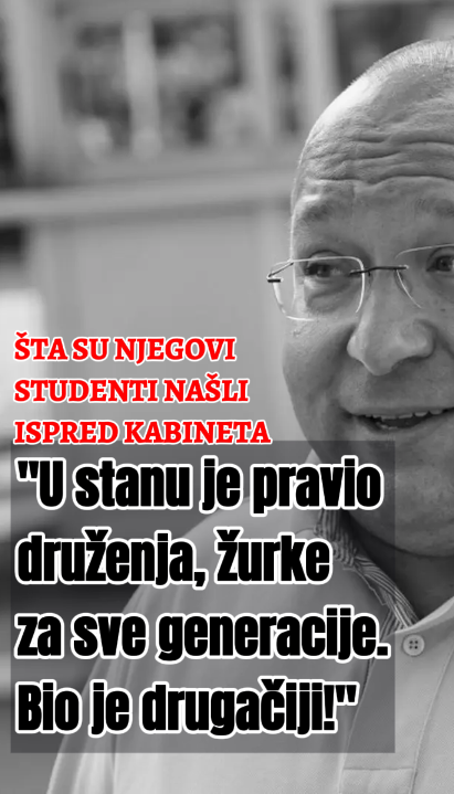 Šta su studenti našli ispred: Na podu, do pločice, na bravi