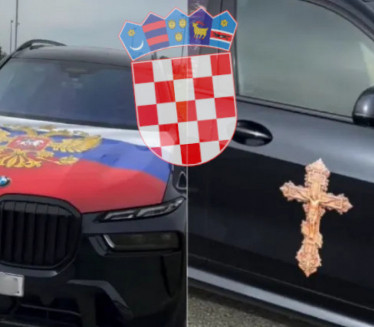 Ruska zastava i krst na BMW-u: Nemac kažnjen u Hrvatskoj