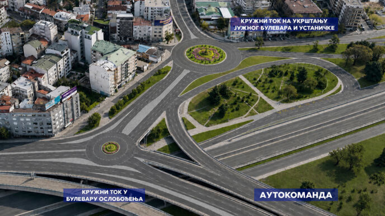 Велике промене у Београду: 2 нова кружна тока на Аутокоманди