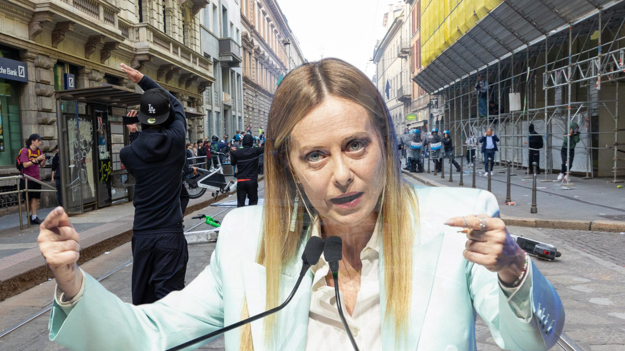 Haos u Milanu: Đorđa Meloni šalje vojsku (foto/video)