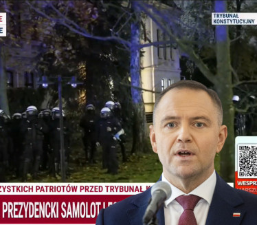 Poljski predsednik okrenuo avion, policija ušla u Ustavni sud