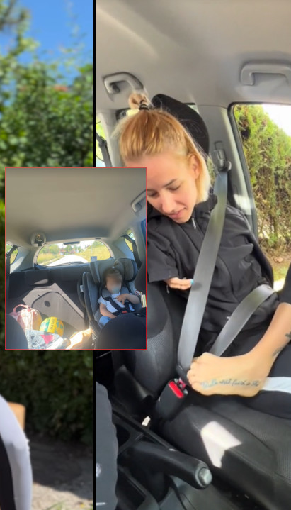 DETE IZA: Pojavio se snimak KAKO Devojka s krilima vozi kola